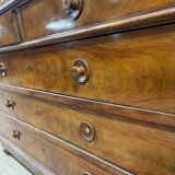 Antique mahogany toilet commode - Late 19th century