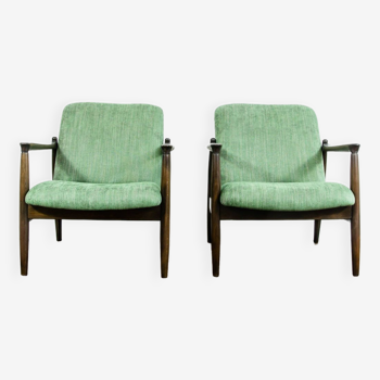 Pair of GFM64 armchairs by Edmund Homa 1960's