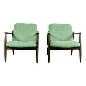 Pair of GFM64 armchairs by Edmund Homa 1960's