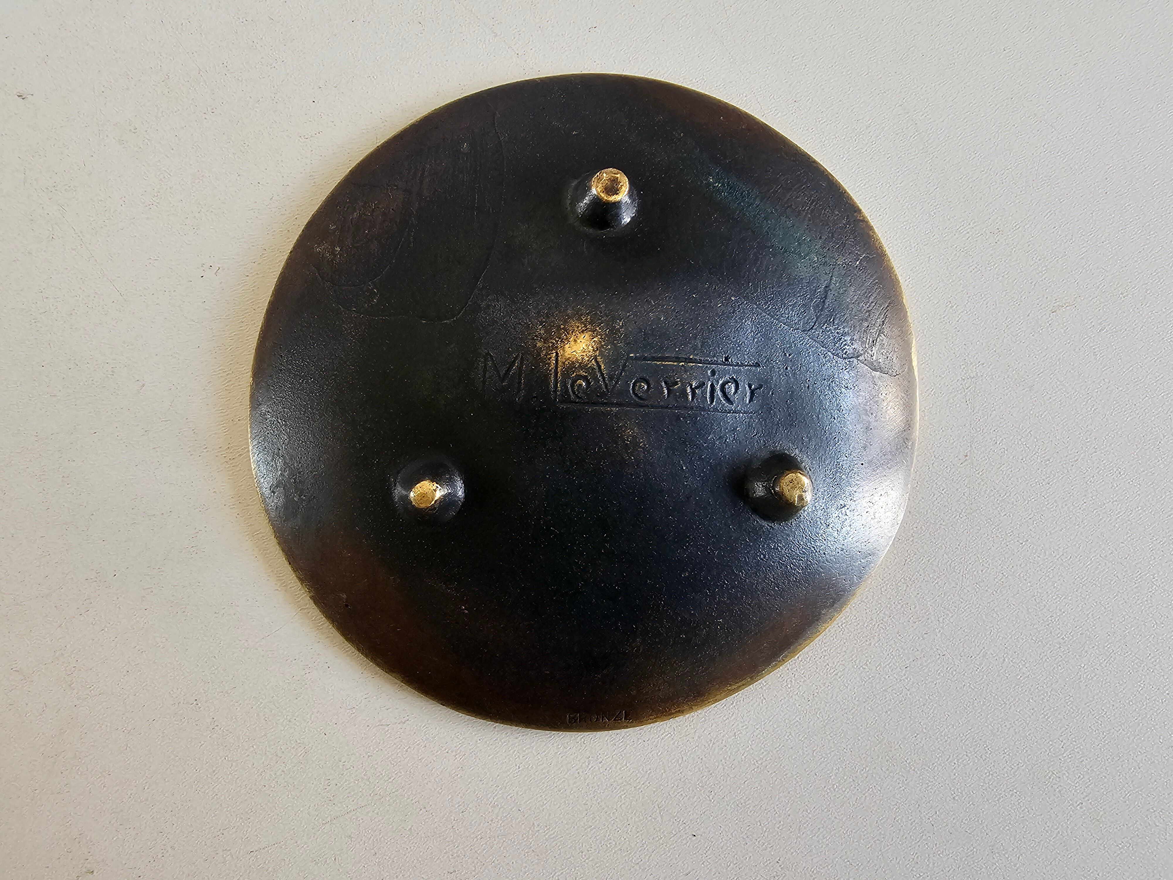 Sculpture and bronze - Max Le Verrier ashtray