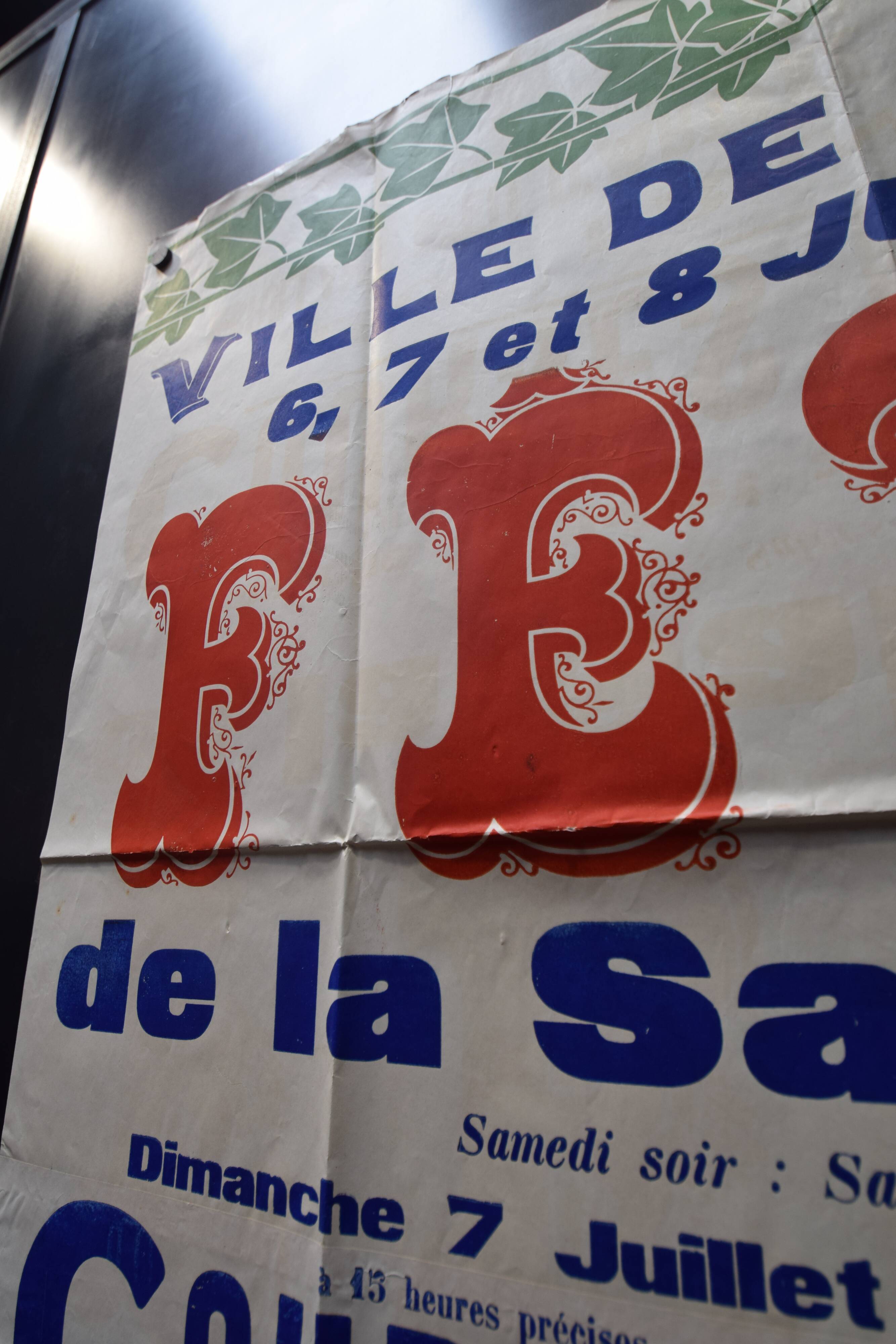 Poster "Feasts of St. Peter" - City of Grignols - 1935