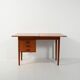 Scandinavian vintage teak flip-top desk