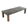 Vintage coffee table 'Fish' brutalist