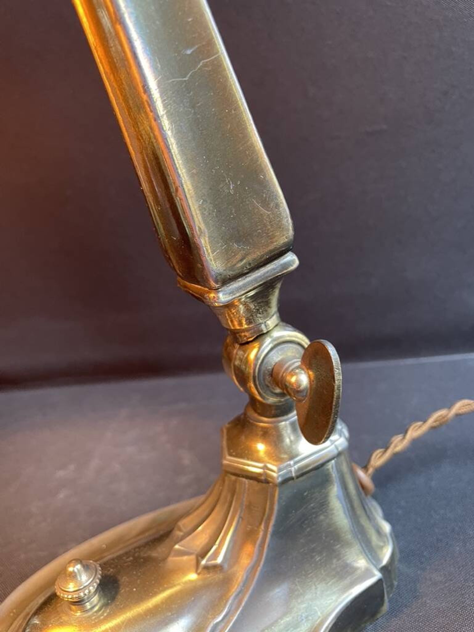 Lampe de bureau – Daum Croix de Lorraine Nancy