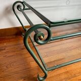 Wrought iron coffee table