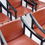 Ensemble de 6 chaises modèle 905 par Vico Magistretti