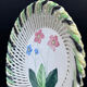 Woven ceramic fruit bowl from the 1950s