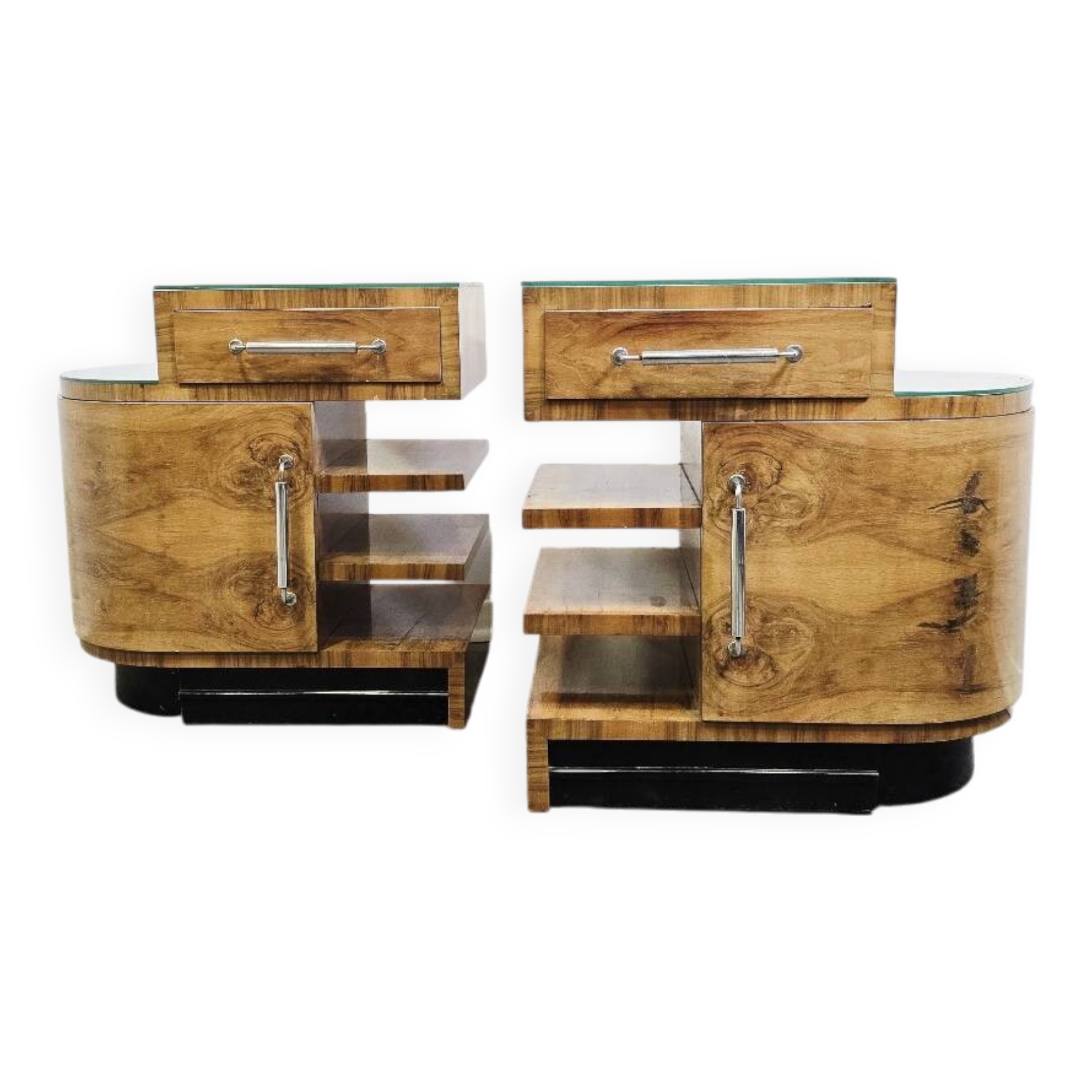Tables de chevet Art déco des années 30