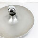 Space age wall lamp by Staff Leuchten in aluminum, Flush Light, 1960-70s