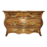 Louis XV Curved Malouine Chest of Drawers
