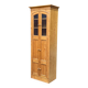 Scandinavian tall solid wood wardrobe with hanging space