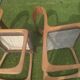 4 chaises Baumann modèle Traîneau