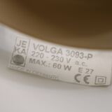 Vintage Jeka Metaltryk Volga Lamp: Fully restored - Danish Modern Design