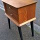 Vintage oak bedside 1950
