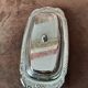 Vintage metal butter dish
