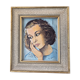 Oil on panel portrait