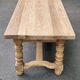 19th century farmhouse table renovated in solid oak 200cm