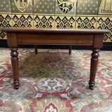 Table basse en merisier de style Louis Philippe