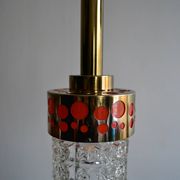 Suspension Raak gold orange 1970s pop