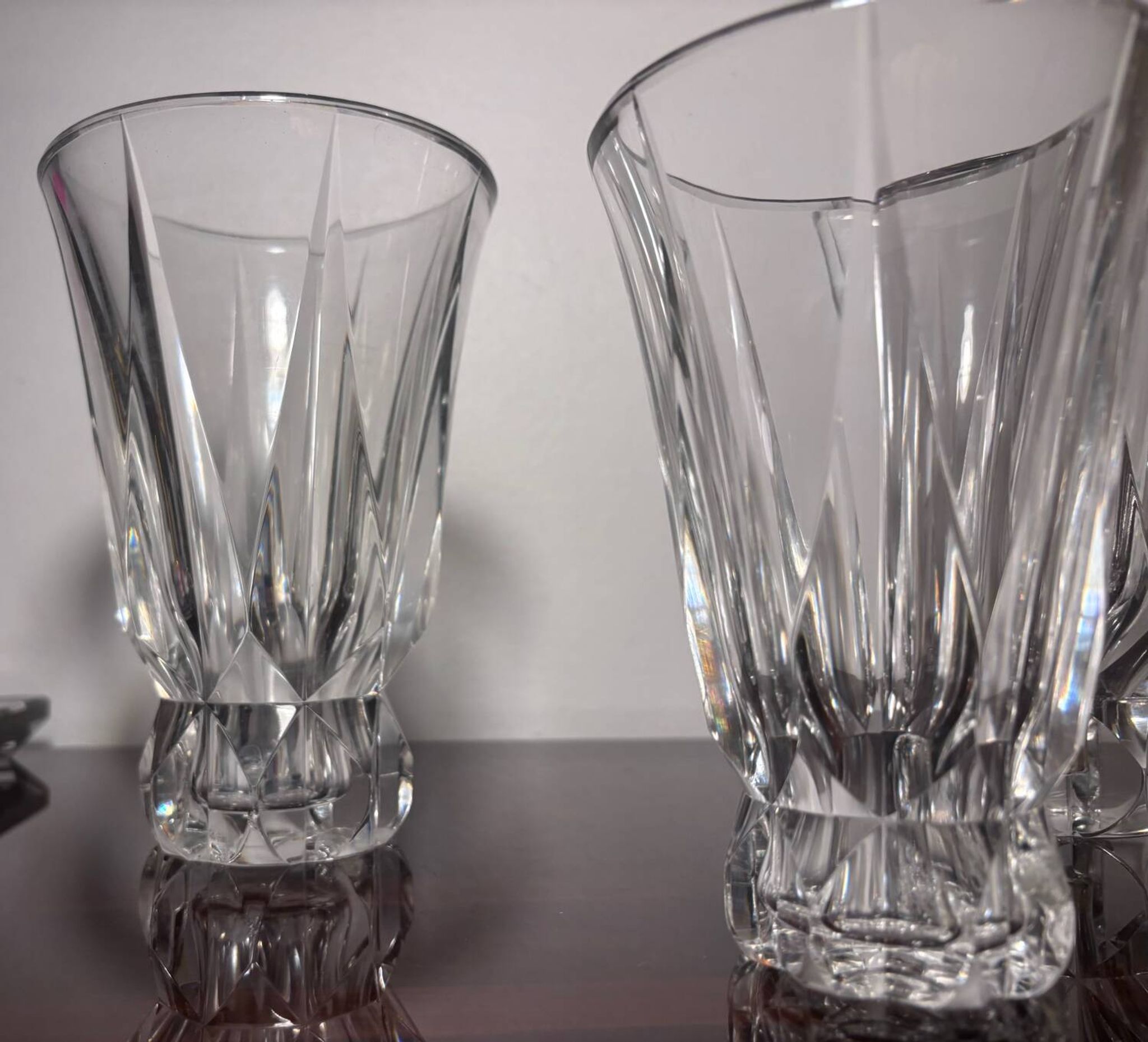 Collection of 5 Vases Saint Louis