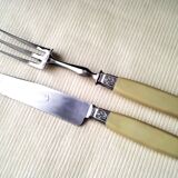 Cutting service Forged steel and bovine horn