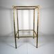 gilded brass side table