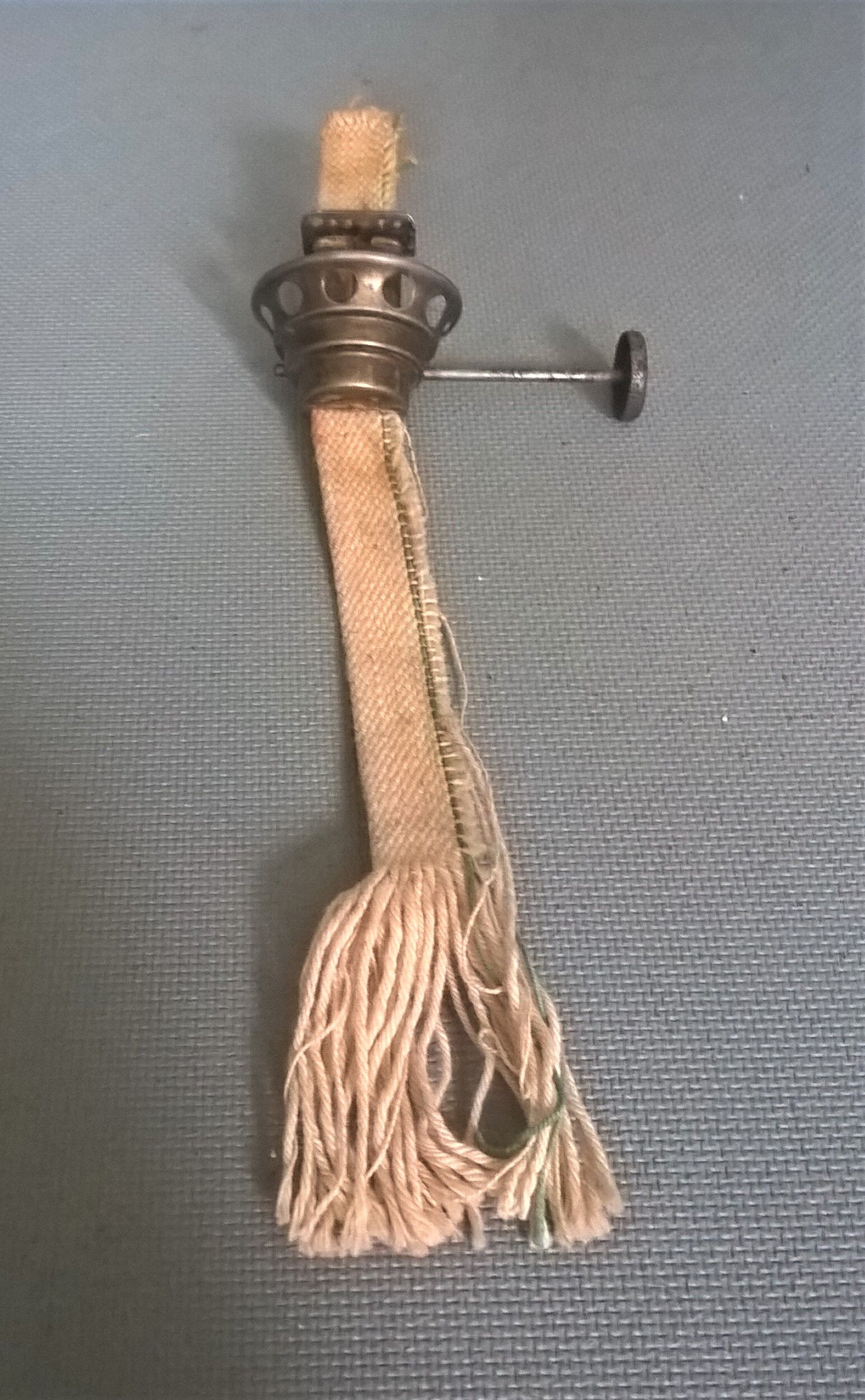 Old sif 500 oil storm lamp with its original wick ~ early twentieth