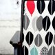 "Leaves" grey 60s vintage armchair