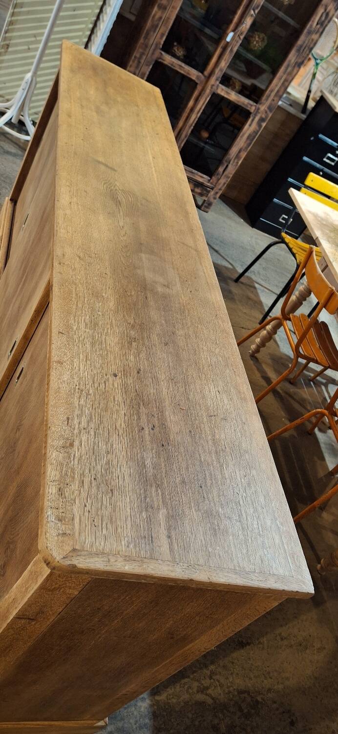 Low sideboard with sliding doors