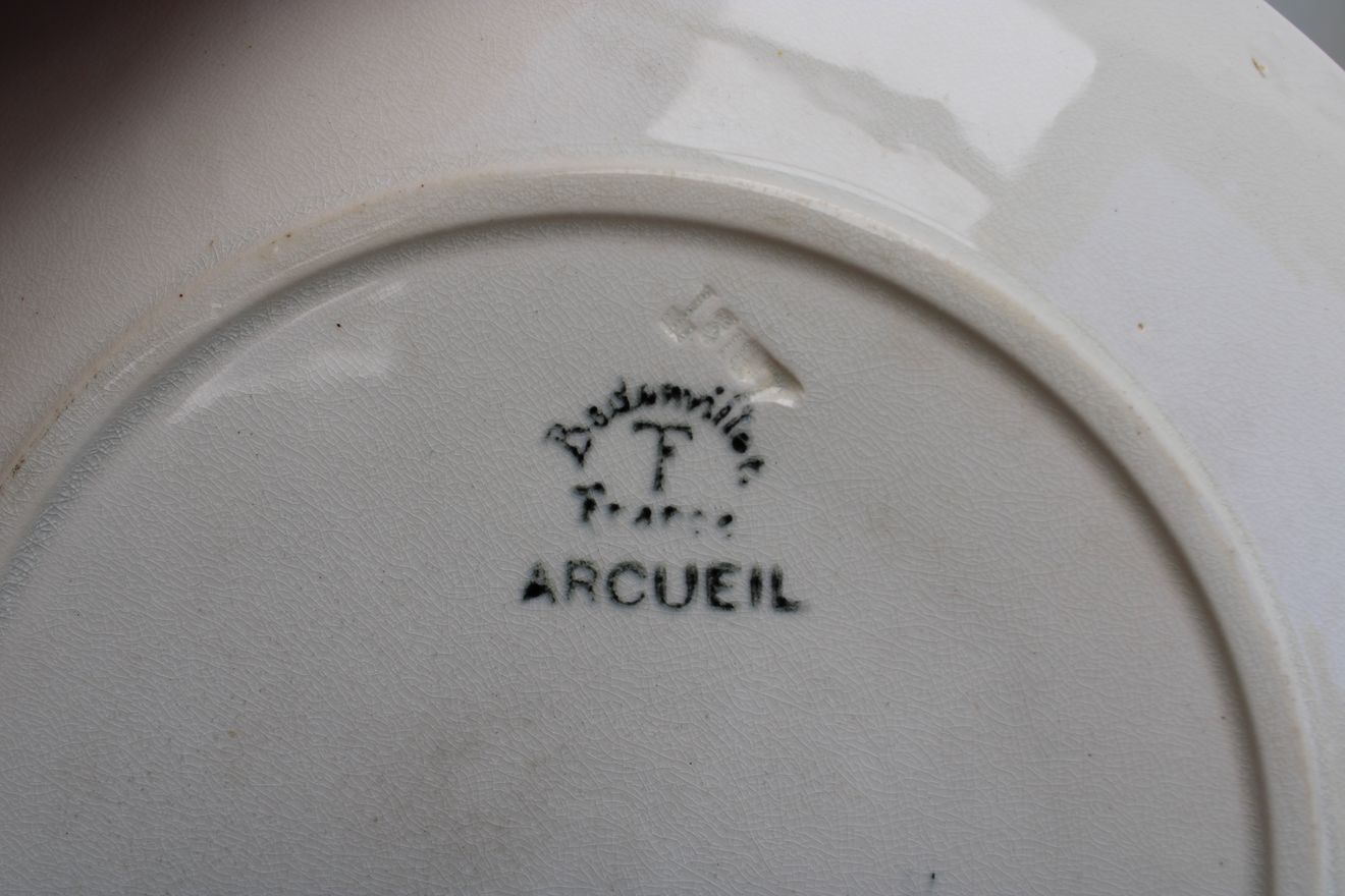 Set of 6 flat plates