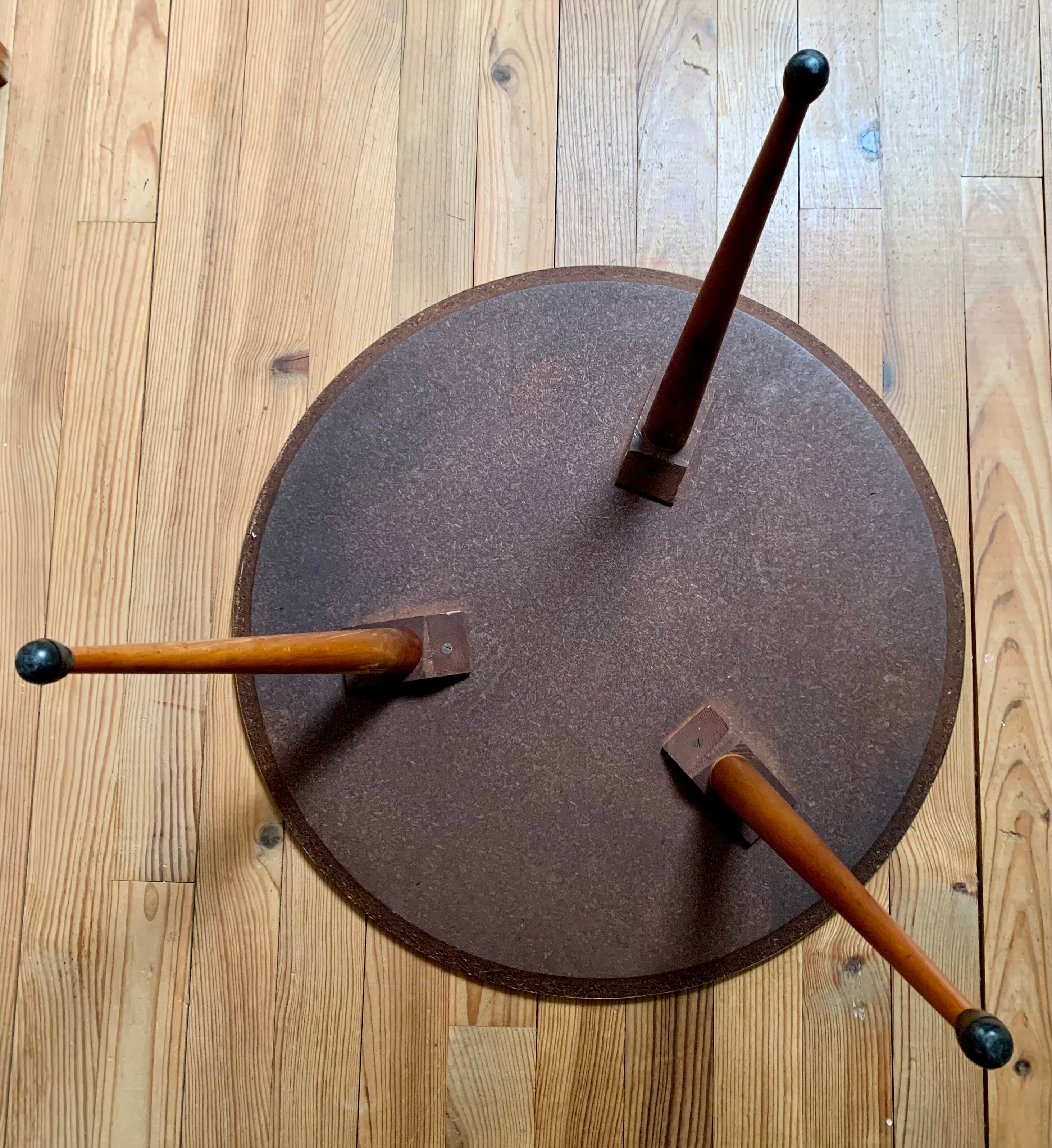 Vintage tripod coffee table