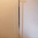 Floor lamp in gilded brass
