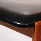 Mario Marenco Walnut Sapporo Dining Chairs for Mobilgirgi, 1970s