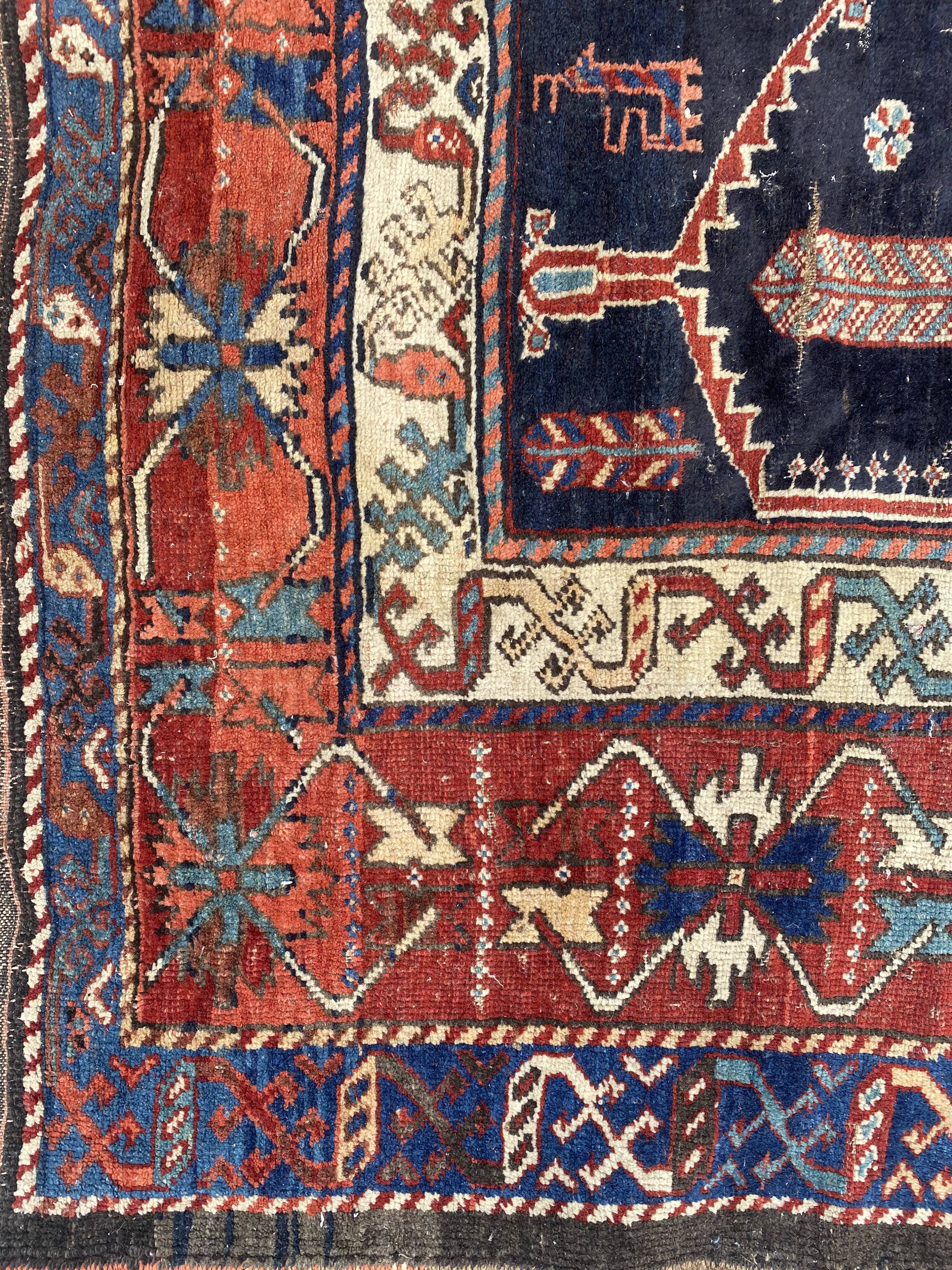 Handmade ancient Persian carpet 158x230cm