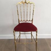 Chiavari chair in brass