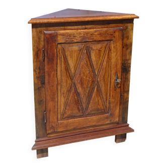 Louis XIII style corner cupboard