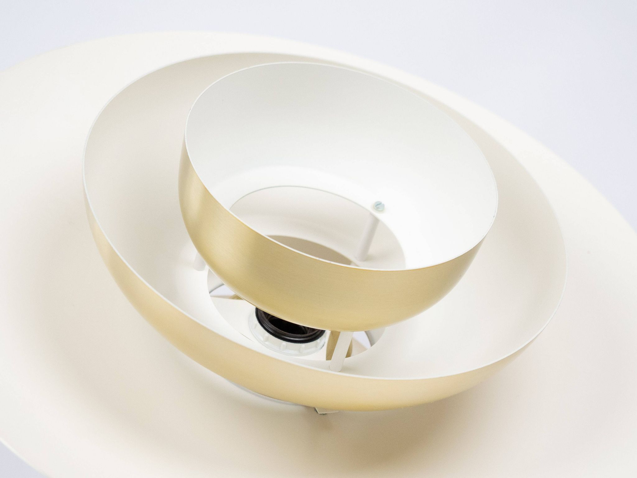 Danish vintage pendant lamp Roma by Junge, 1980s