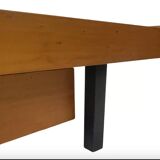 Lit en bois vintage avec tiroirs, Pays-Bas, 1960 design Lit de