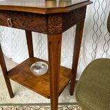 Vintage Art Deco side table / pedestal table
