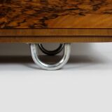 Restored Bauhaus Tubular Steel Cabinet with Secretary by R. Slezak, 1930s