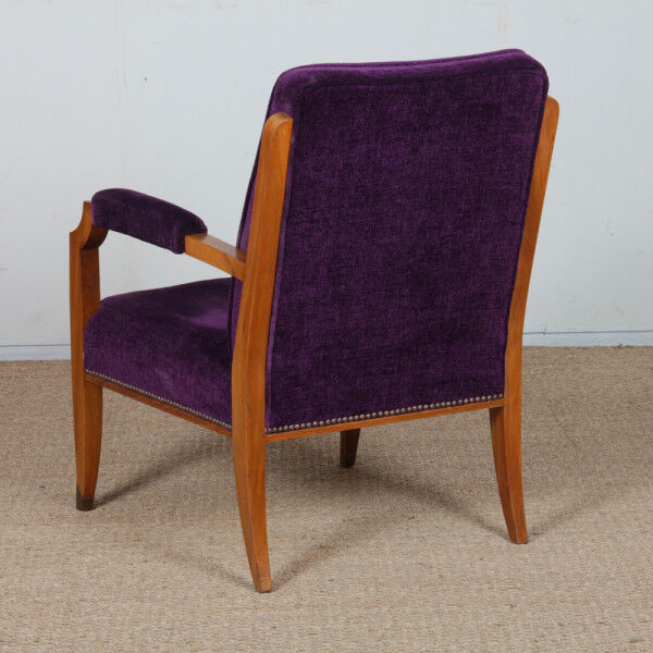 Paire de fauteuils dans le goût de Jules Leleu, 1940