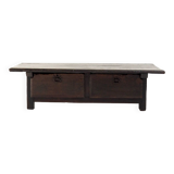 18th century coffee table made from a banker or merchant’s table