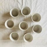 Set of 8 vintage Villeroy and Boch Luxembourg ramekins - floral decoration