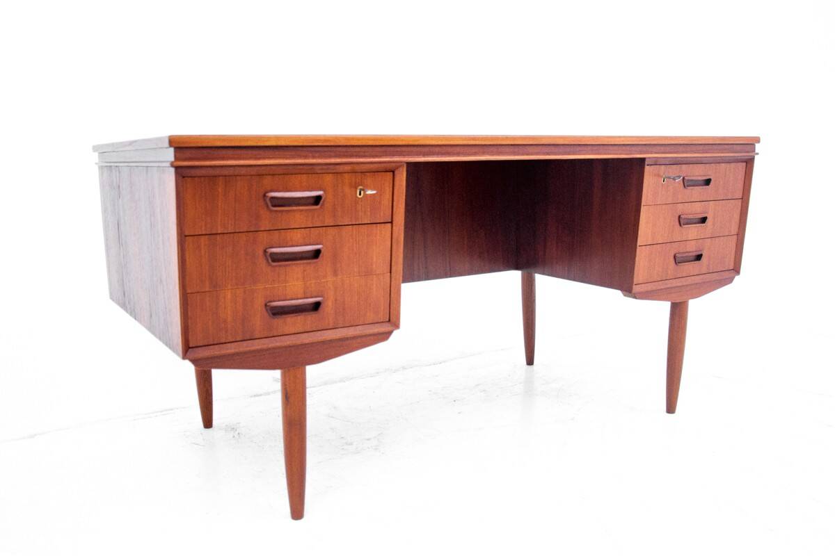 Teak desk, Denmark, 1960s