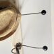 ANTIQUE SCHOOL COAT RACK White Wood