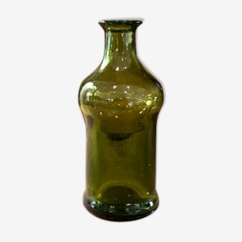 Green glass bottle or vial