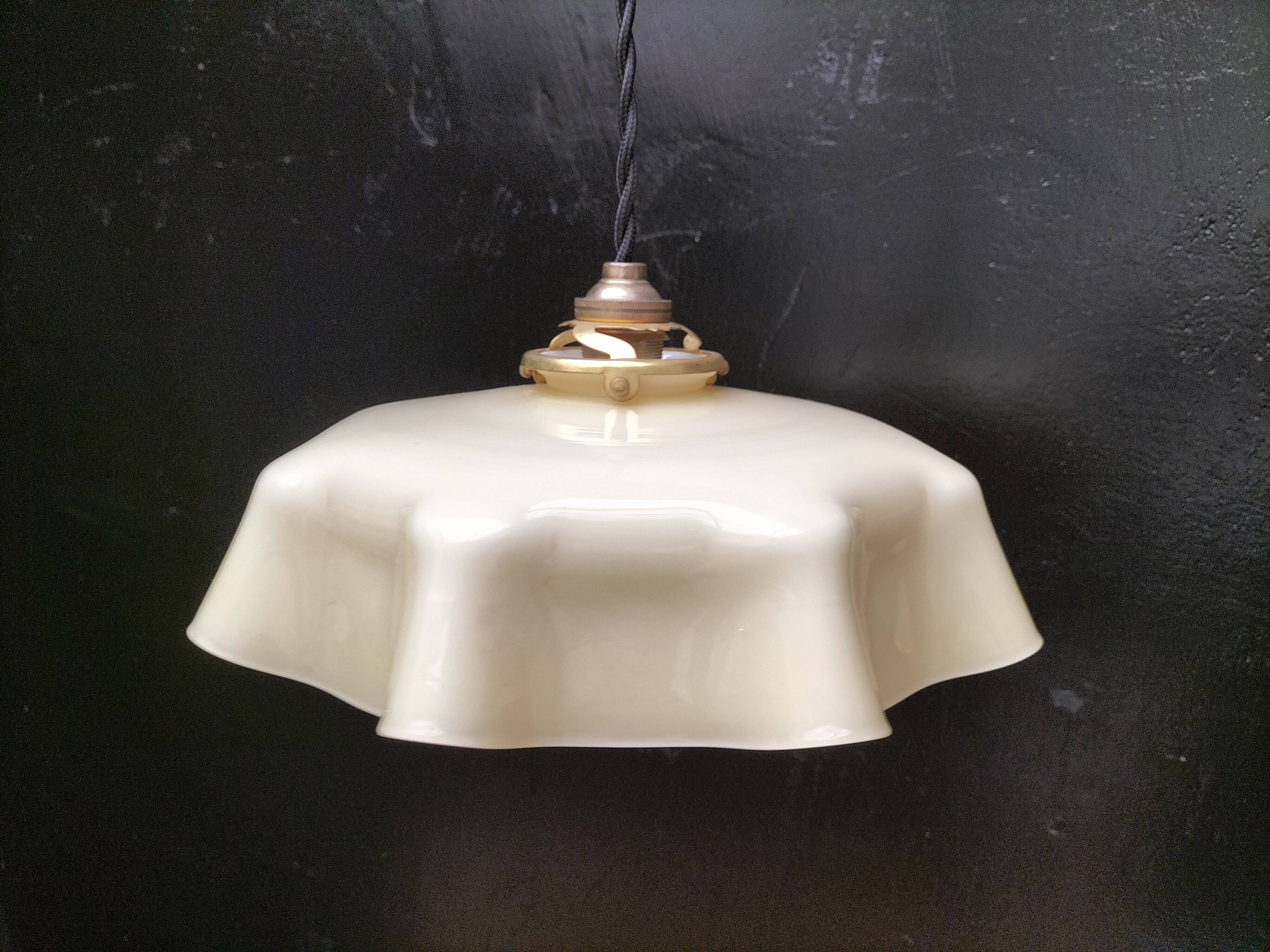 Opaline pendant light