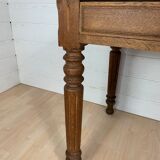 Farmhouse table louis Philippe style desk in oak
