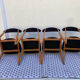 Set of 4 Baumann style chairs, unicorn model.