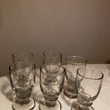 Produit BHV 6 verres tulipe 1950